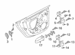 Diagram for Audi RS5 Sportback Door Hinge - 8W8-833-404-A