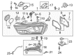 Diagram for Audi Headlight Bulb - N-105-295-01