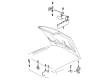 Diagram for Audi V8 Quattro Hood Release Cable - 441-823-531