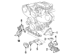 Diagram for Audi 90 Engine Mount - 8A0-199-308-H