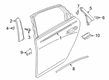 Diagram for Audi S6 Door Moldings - 4K0-839-476-2ZZ