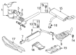 Diagram for Audi A3 Exhaust Pipe - 5WA-253-409-B
