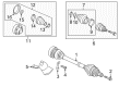 Diagram for Audi SQ5 Axle Shaft - 8R0-501-203-C