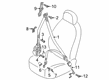 Diagram for Audi S5 Seat Belt - 8W6-857-705-P-JXE