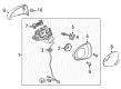 Diagram for Audi S3 Car Mirror - 8V5-857-410-AC-9B9
