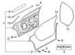 Diagram for Audi S8 Door Seal - 4N4-839-718-B