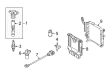Diagram for Audi Engine Control Module - 8W0-906-259-AK-8WA