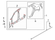 Diagram for Audi SQ8 e-tron Weather Strip - 4KE-833-178-B
