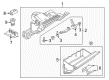 Diagram for Audi Glove Box - 4M1-857-035-K-24A