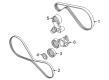 Diagram for Audi SQ8 Belt Tensioner - 0P2-903-133-B