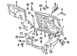 Diagram for Audi Cabriolet Hood Hinge - 893-823-302-A