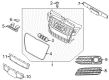 Diagram for Audi A3 Emblem - 8P0-853-736-B-2ZZ