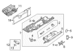 Diagram for Audi e-tron Quattro Ignition Lock Assembly - 107-857-113-JH