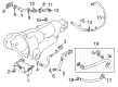 Diagram for Audi Transmission Oil Cooler Hose - 4G0-121-445-AH