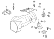 Diagram for Audi R8 Engine Mount - 420-399-151-B