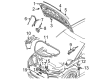 Diagram for Audi SQ6 e-tron Hood Release Cable - 85H-823-535