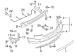 Diagram for Audi RS5 Bumper - 8T0-807-313-D