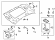 Diagram for Audi Q3 Sun Visor - 83A-857-552-F-FT9