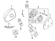 Diagram for Audi TTS Quattro Mirror Actuator - 8J0-959-577-B
