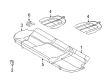 Diagram for Audi allroad Seat Cushion - 8K0-885-375-G