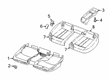 Diagram for Audi RS5 Seat Cushion - 8W6-885-375-J