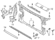 Diagram for Audi RS5 Sportback Radiator Support - 8W0-805-594-F