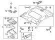 Diagram for Audi A5 Sportback Sun Visor - 8W0-857-552-AP-RS8