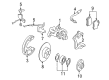 Diagram for Audi Allroad Quattro Brake Pads - 4B0-698-451-E