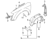 Diagram for Audi A4 Wheelhouse - 8E0-821-172-B
