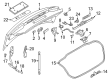 Diagram for Audi Trunk Lock Cylinder - 107-827-573-AE
