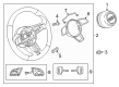 Diagram for Audi RS5 Steering Wheel - 8W0-419-091-DG-JAH