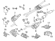 Diagram for Audi S4 Exhaust Pipe - 8E0-253-609-HM