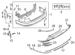 Diagram for Audi S8 Bumper Cover - 4N0-807-067-B-GRU