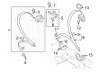 Diagram for Audi SQ8 e-tron Sportback Seat Belt - 4KE-857-805-K-VM1