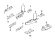 Diagram for Audi A6 Exhaust Pipe - 06E-253-031-B