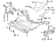 Diagram for Audi A4 Quattro Front Cross-Member - 8W1-399-347-H
