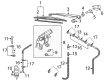 Diagram for Audi S4 Wiper Motor - 8R0-955-711-C