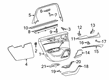 Diagram for Audi A6 allroad Grille - 4K0-035-410-A-4PK