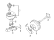 Diagram for Audi Brake Master Cylinder Repair Kit - 1J1-614-019-F