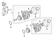Diagram for Audi A3 Quattro Alternator Bracket - 022-260-089-M