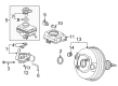Diagram for Audi Brake Master Cylinder Repair Kit - 8T0-611-021