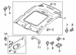 Diagram for Audi Q8 Sun Visor - 4M8-857-552-R-25M