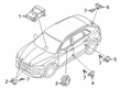 Diagram for Audi SQ8 e-tron Air Bag Control Module - 4KE-959-655-J