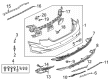 Diagram for Audi A5 Quattro Bumper Cover - 8W6-807-067-AF-GRU