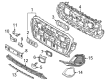 Diagram for Audi SQ7 Grille - 4M0-807-647-G-9B9