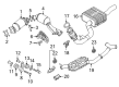Diagram for Audi A7 Sportback Exhaust Pipe - 4K0-253-409-B