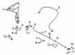Diagram for Audi S8 Windshield Washer Nozzle - 4N0-955-102-C