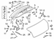 Diagram for Audi Liftgate Lock Actuator - 8W0-827-503