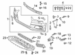 Diagram for Audi Grille - 8W0-807-683-A-9B9