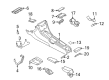 Diagram for Audi S4 Ashtray - 8E0-857-961-T-1LQ